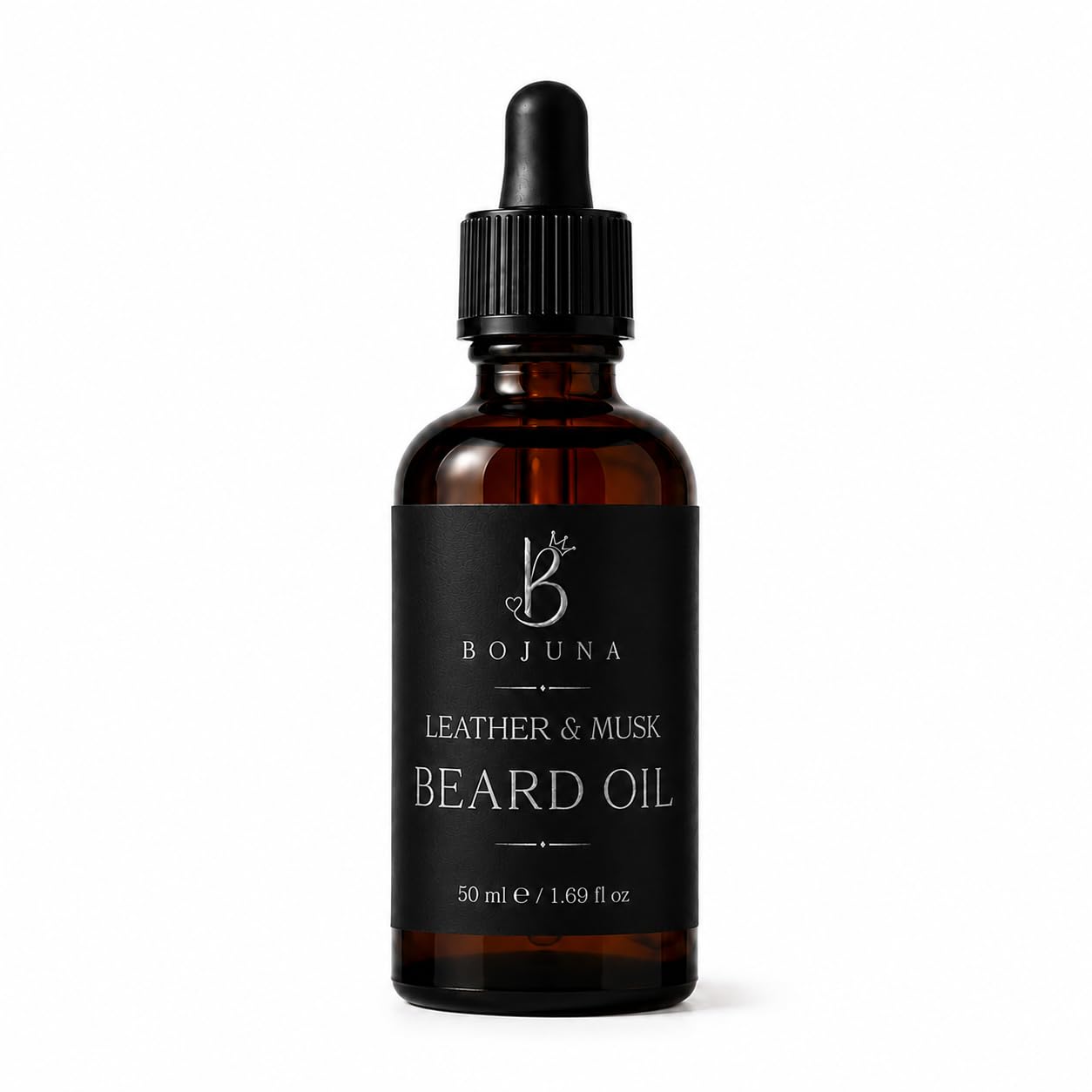 Beard Oil Leather & Musk 50ml with Argan Oil