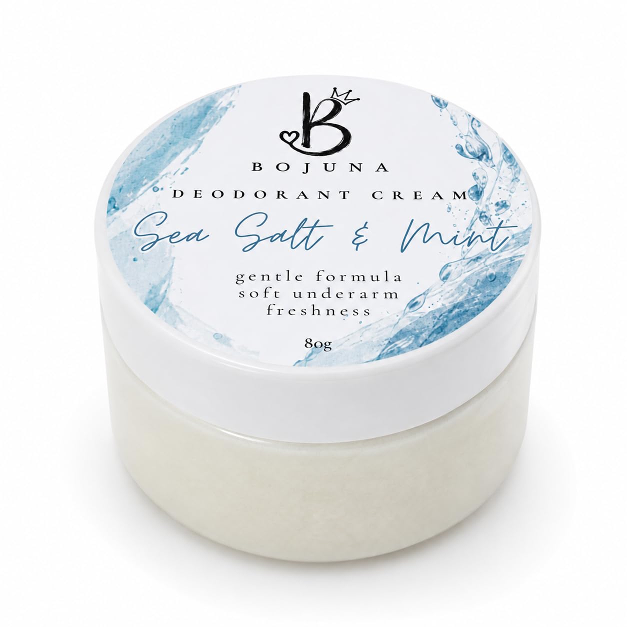 Sensitive Deodorant Cream Sea Salt & Mint 80g
