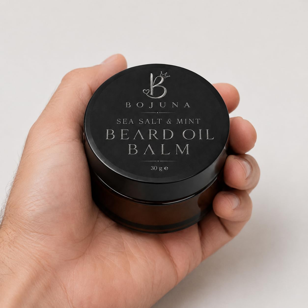 Beard Oil Balm Sea Salt & Mint 30g with Argan Oil