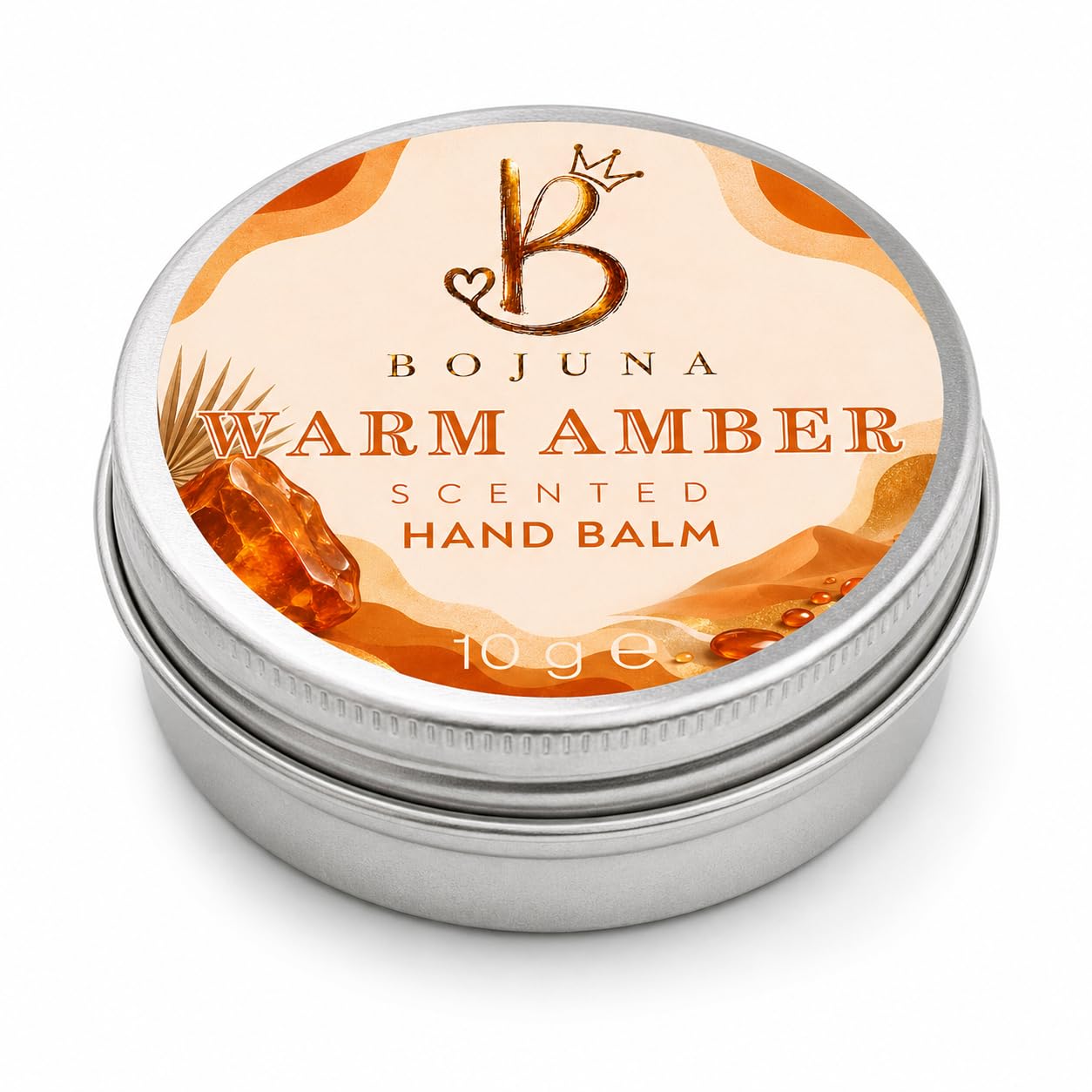 Scented Hand Balm Warm Amber 10g with Vitamin E