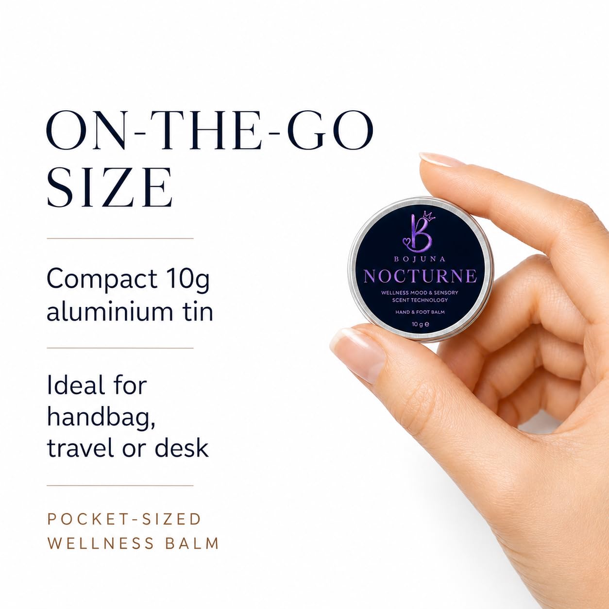 Wellness Hand & Foot Balm Nocturne 10g – Mood & Sensory Scent Technology