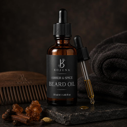 Beard Oil Amber & Spice 50ml with Argan Oil