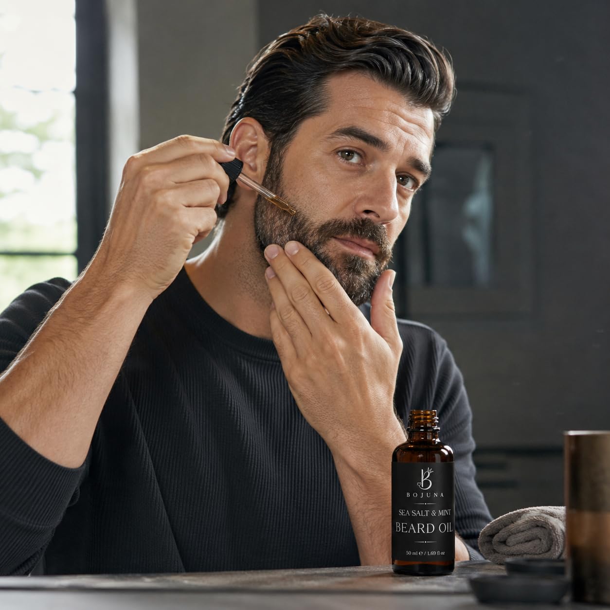 Beard Oil Sea Salt & Mint 50ml with Argan Oil