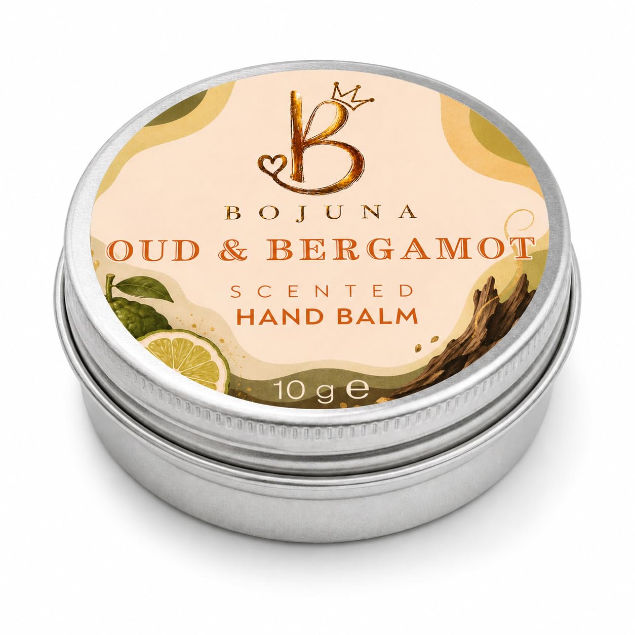 Scented Hand Balm Oud & Bergamot 10g with Vitamin E