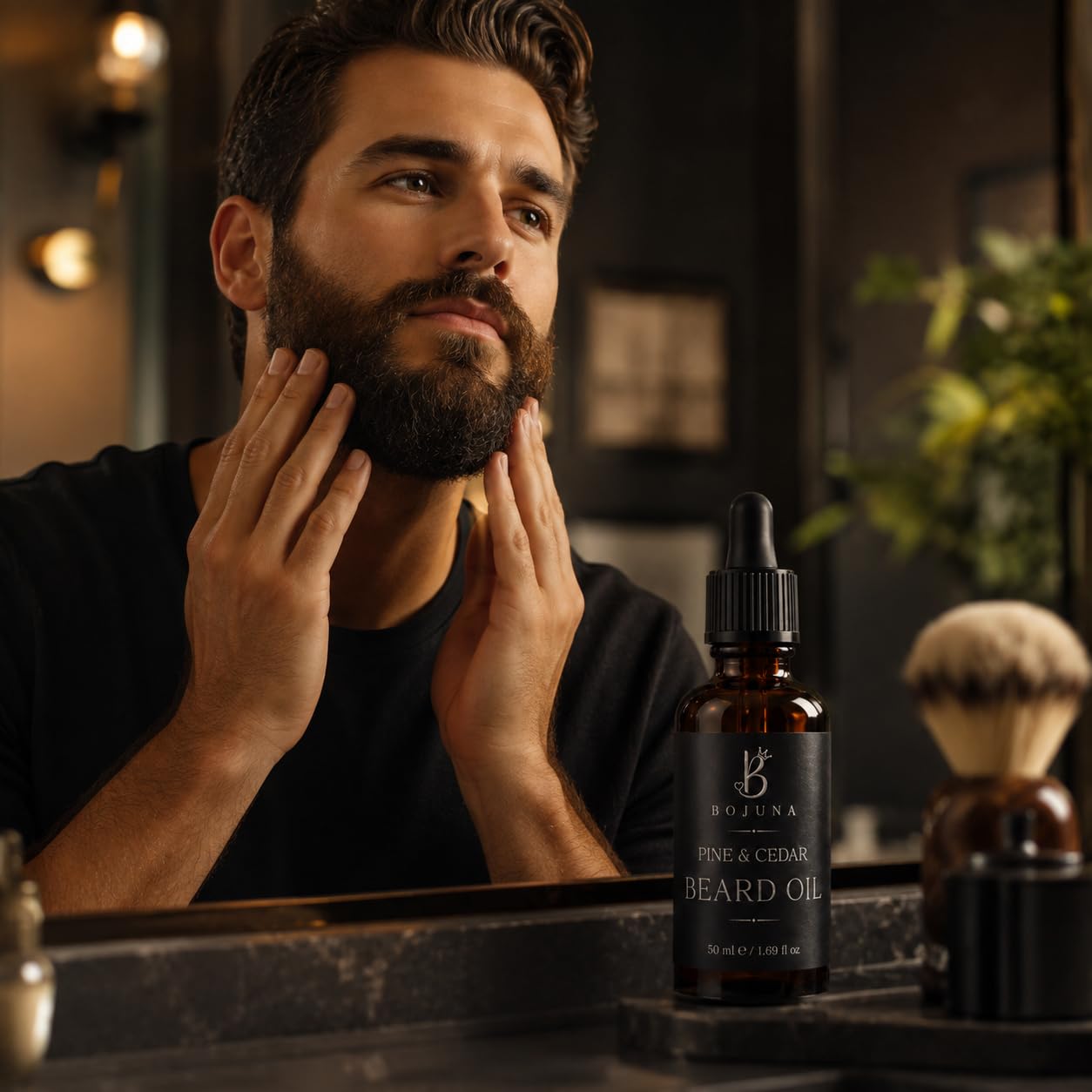 Beard Oil Pine & Cedar 50ml with Argan Oil
