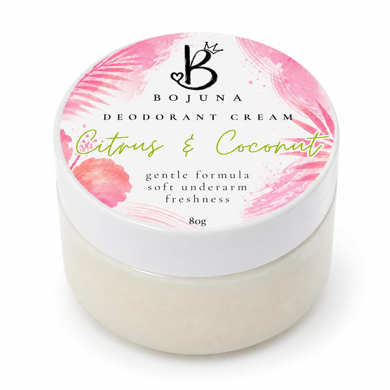 Sensitive Deodorant Cream Citrus & Coconut 80g