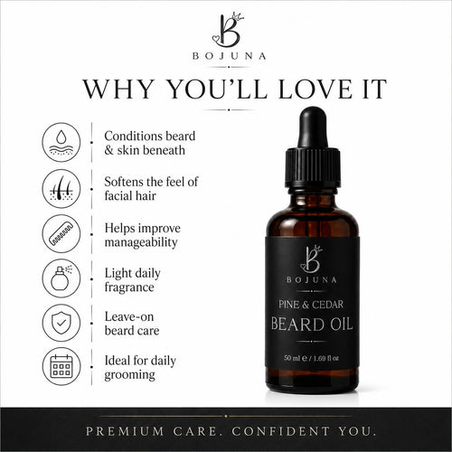 Beard Oil Pine & Cedar 50ml with Argan Oil