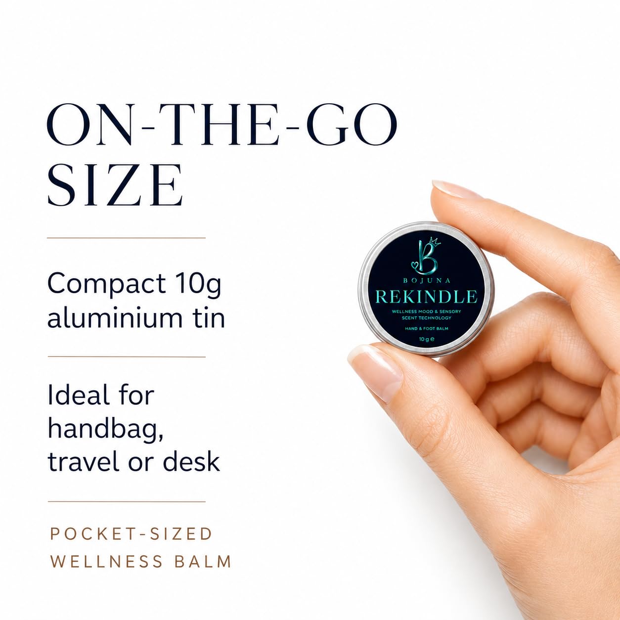 Wellness Hand & Foot Balm Rekindle 10g – Mood & Sensory Scent Technology