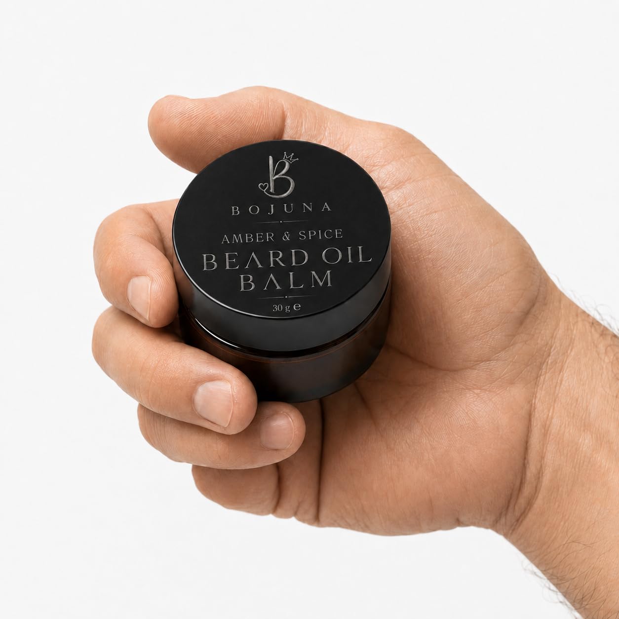 Beard Oil Balm Amber & Spice 30g with Argan Oil