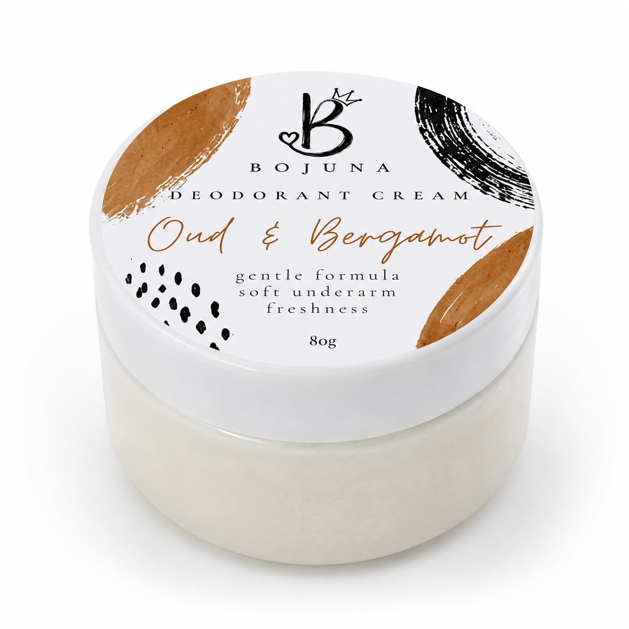 Sensitive Deodorant Cream Oud & Bergamot 80g