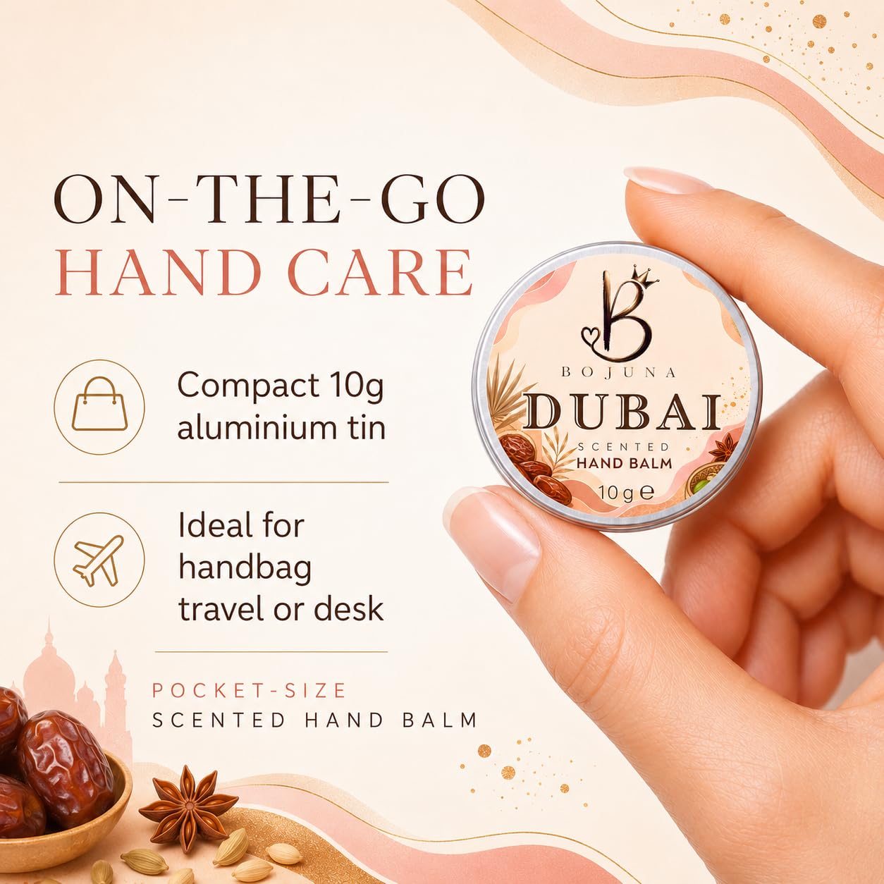 Scented Hand Balm Dubai 10g with Vitamin E