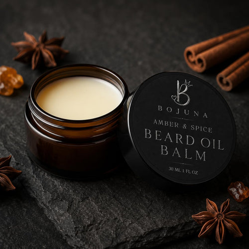 Beard Oil Balm Amber & Spice 30g with Argan Oil